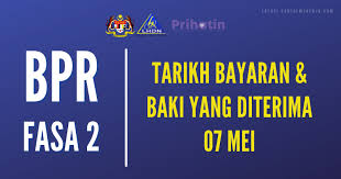 Tarikh bayaran bpr & kadar bantuan. Bpr Fasa 2 Tarikh Bayaran Jumlah Baki Yang Diterima 07 Mei 2021 My Kerja