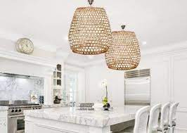 Lisa 20 Kitchen Pendants Open Weave Hgtv Kitchen Etsy Rattan Pendant Light Interior Design Wicker Pendant Light