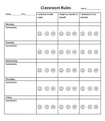 Genuine Free Printable Behavior Charts For Teachers Free