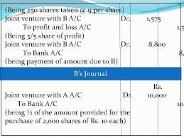 Joint venture accounting with no separate books are maintained. Accounting For Joint Ventures Meaning A Very Short