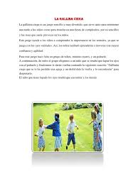 Ésta irá con los ojos vendados. Como Se Dice Jugar A La Gallina Ciega En Ingles