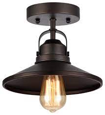 Check spelling or type a new query. Ironclad 1 Light Rubbed Bronze Semi Flush Ceiling Fixture 9 Shade Industrial Flush Mount Ceiling Lighting By Homesquare Houzz
