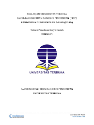 M a s' u d h d nim. 3 Soal Ujian Ut Pgsd Idik4013 Teknik Penulisan Karya Ilmiah Pdf