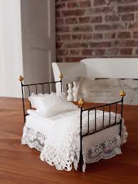 1 12 Bed Soldered By Me Dollhouse Bed Doll House Diy Dollhouse Furniture