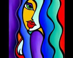 Peinture Moderne Pop Art Contemporain Noir Et Blanc Portrait Visage Decor Par Fidostudio En Theorie Abstraite Peinture Abstraite Moderne Peintures D Art Abstrait Et Pop Art