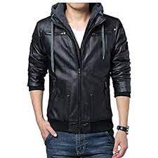 Flavor Men Brown Leather Motorcycle Jacket With Removable Hood X Small Us Standard Brow Brown Leather Motorcycle Jacket Leather Jacket Men S Leather Jacket