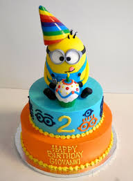The cake, the mom shared, went over great with friends and family — as well as the birthday boy himself. 2 Year Old Birthday Cake Despicableme Minions 2 Year Old Birthday Cake Cake Designs Birthday Boy Birthday Cake
