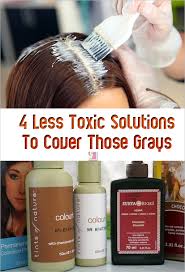 less toxic hair coloring solutions for gray hair