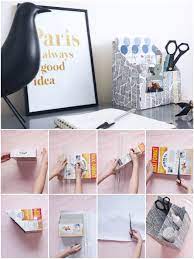 Peint à la main, strictement couleur, 12 modèles peuvent être sélectionnés. Diy Avec Des Chutes De Papier Peint Clem Around The Corner Bureau A Faire Soi Meme Diy Desk Organization Papier Peint