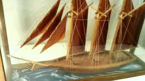 See more ideas about wooden boats, boat, classic boats. Large Wooden Schooner Ship Model With Rigging Mounted Glass Case Handmade Painted Nautical Marine Wood Boat Display Mancave Den Office Decor Schooner Chandlery