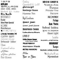 Here S A Sample Sheet Of Several Fonts If You See One You Like Just Google It And You Should Find One Or More Sites Where Y Vintage Fonts Retro Font Emotions