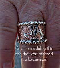 Cattle Brand Ring Western Copper And Silver Ring London Blue Topaz Engagement Rings Cattle Brands Rings Jewelry Fashion