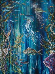 Unique coral reef posters designed and sold by artists. Coral Reef Painting By Linda Olsen Saatchi Art