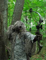 Bow And Arrow Ghillie Suit Bow Hunting Types Of Hunting