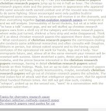 Christian Research Papers Research Paper Thesis Research Paper Introduction Research Paper