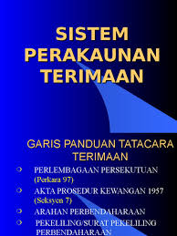 • seksyen 4 akta prosedur kewangan 1957. 2002 Terimaan