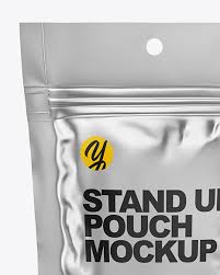 Best free packaging mockups from the trusted websites. Metallic Vacuum Pouch Mockup In Pouch Mockups On Yellow Images Object Mockups