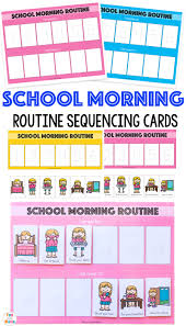 Kids Schedule Morning Routine For School Fun With Mama