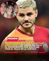 El futbolista llegó al domicilio de Wanda Nara para buscar a la menores,  que podrán pasar una semana entera junto a su padre.  https://www.pronto.com.ar/espectaculos/2025/6/27/mauro-icardi-ya-llego-al-chateau-libertador-no-habria-ido-solo-el-reencuentro  ...