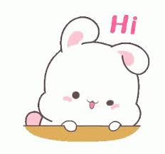 Bunny Cute Gif Bunny Cute Kawaii Discover Share Gifs Cute Gif Hello Gif Cute Kawaii Drawings