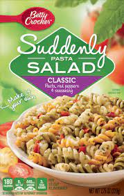 There's something particularly satisfying about seeing light. Betty Crocker Suddenly Pasta Salad Classic