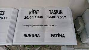 Kitabe şeklindeki taşa uygun kumlama,cnc yada kabartma el yazı tekniği. Kitabe Mezar Tasi Bastasi Modelleri 500 Tl Den Baslayan Fiyatlarla