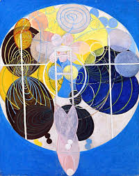 Atom on the ether plane is in constant change. Group 3 Painting By Hilma Af Klint