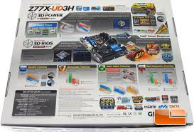 This is a trend on many of gigabyte's boards lately. Gigabyte Ga Z77x Ud5h Wifi Ga Z77x Ud3h Motherboard Reviews Page 3 Of 17 Legit Reviews Gigabyte Z77x Ud3h Retail Packaging
