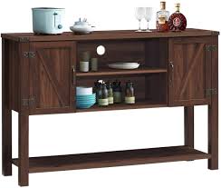 Notice how the fireplace and windows have been designed slightly off center so. Buy Tangkula Console Table Buffet Table Modern Sideboard With Storage Cabinets And Bottom Shelf Contemporary Tall Buffet Storage Cabinet Kitchen Dining Room Furniture Brown Online In Hungary B0874tgmfw