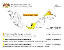 Suhu tahun ini memang sangat panas dan menyengat. Amaran Cuaca Buruk Hujan Lebat Di Sabah Dan Sarawak Sehingga Khamis Utusan Borneo Online