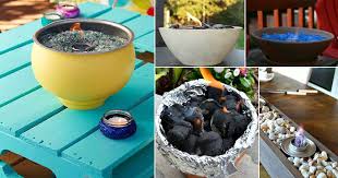 I've seen these cool fire pits in people's back yards lately but they are pricey so i wanted to try my hand at making one. 21 Warm Diy Tabletop Fire Bowl Fire Pit Ideas For Small Spaces Balcony Garden Web