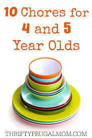 10 Chores For Four And Five Year Olds