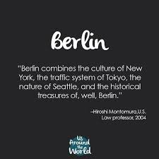 Us Around The World Project On Instagram Quotes About The Amazing Berlin Usaroundtheworld Uatw Travel Traveli Zitate Stadt Deutsche Zitate Zitate Reisen