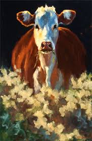 Home Mclarry Fine Art Cow Art Farm Art Cow Painting