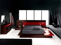 Black and white rooms with neutral gray and dark brown colors feel very personal and comfortable. Elegant Black And Red Bedroom