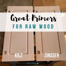 Great Primers For Raw Wood Unfinished Kitchen Cabinets Best Paint For Kitchen Painting Kitchen Cabinets