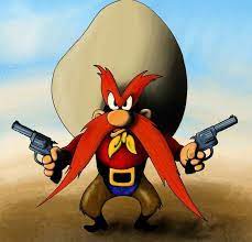 Donde Estas Conejoooo Yosemite Sam Looney Tunes Characters Cartoon