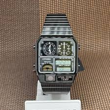 Citizen ANA-DIGI TEMP Reproduction Model Watch Black JG2105-93E from Japan  特定