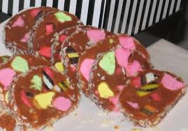 New Zealand Lolly Log Cake Recipe Food Com Recipe Lolly Cake Lolly Log Cake Toppings