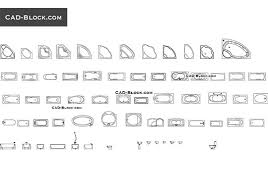 commercial sink autocad blocks free