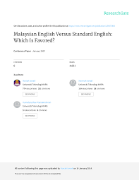 We did not find results for: Pdf Malaysian English Versus Standard English Which Is Favored Normah Ismail Academia Edu