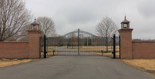 Rustic and modern design elements complement one another in this 2,480 sq. Driveway Gates Finelli Ironworks