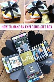 How To Make An Explosion Box Cheap Unique Diy Gift Idea It S Always Autumn Diy Exploding Box Exploding Gift Box Diy Gifts For Mom