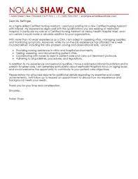 The sample below will provide you with a good start in your cover letter writing process. Cna Cover Letter Sample With Experience Boyar