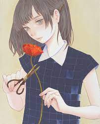 ずっと枯れない 紺野真弓 mayumi konno 2015 273x220mm キャンバスにアクリル acrylic on canvas anime art pretty art cute art