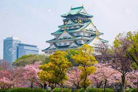 Buchen sie ihre ferienwohnung ganz schnell online. Osaka Schloss Mit Kirschblute Japanische Fruhling Schone Szene Osaka Japan Lizenzfreie Fotos Bilder Und Stock Fotografie Image 57218193