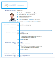 You can use it to apply for a job, education or training opportunities as well as volunteering. Cv Europass Modello Da Compilare Modello Template Scaricare Curriculum Vitae Europass Italiano Da Compilare Cv Europass Da Compilare In Word E Valido In L Unione Europea Denna Stockdale