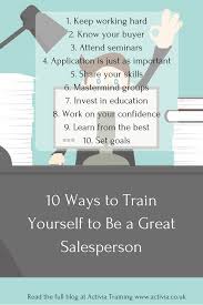 For Any People Working In Sales This Article Is Aimed At How You Can Train Yourself To Be A Better Salespe Sales Techniques Marketing Jobs How To Focus Better
