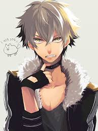 He often accompanies tanjirou during his travels. Dark Gray Hair Anime Boy Novocom Top
