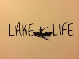 Lake Life Decal Sticker Fishing Boat River Great Lakes Nautical Wall Decor Ebay Boat Stickers Fishing Decals Kayak Stickers